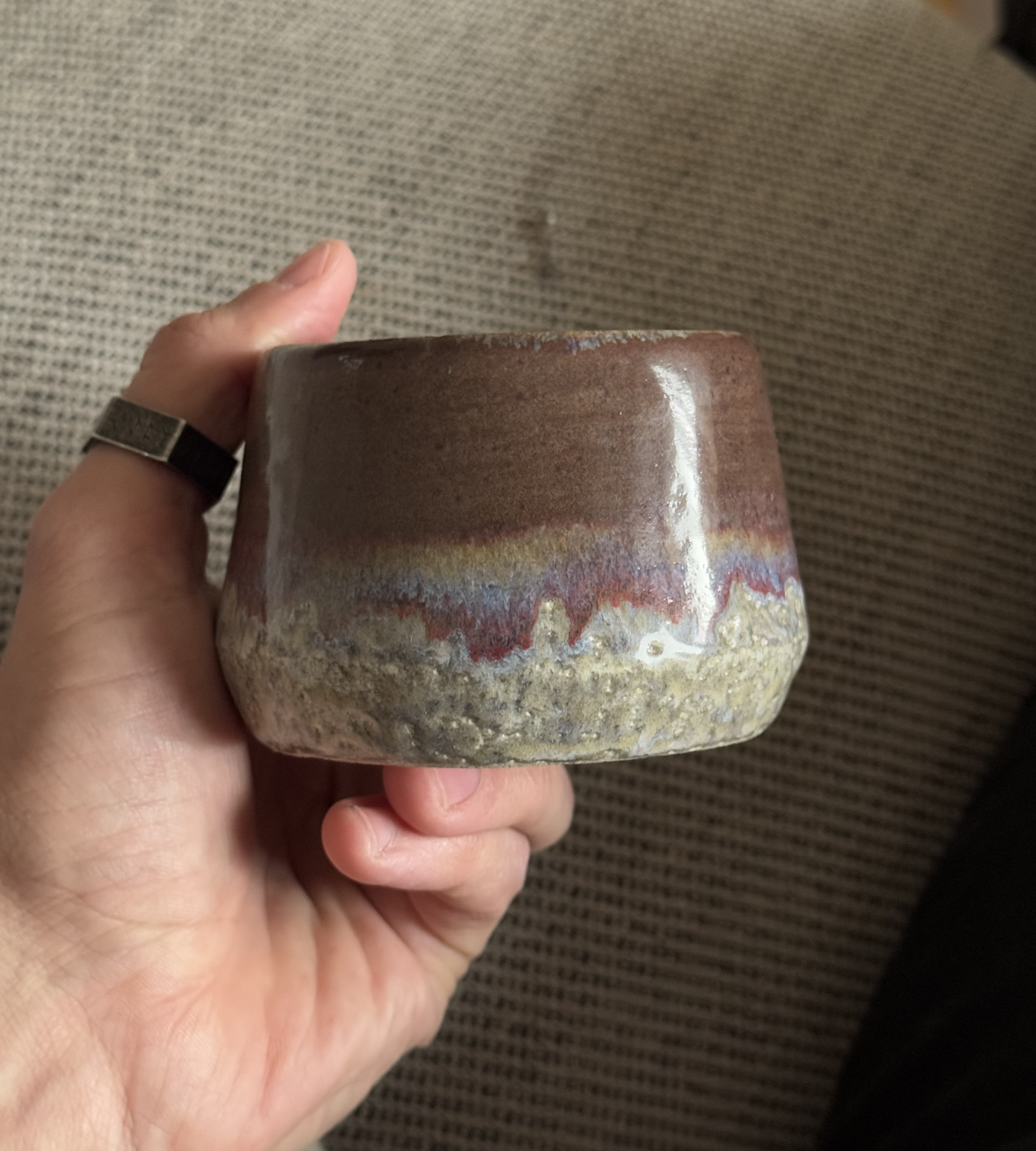 Wheel-thrown ceramic piece by Hamish Patten