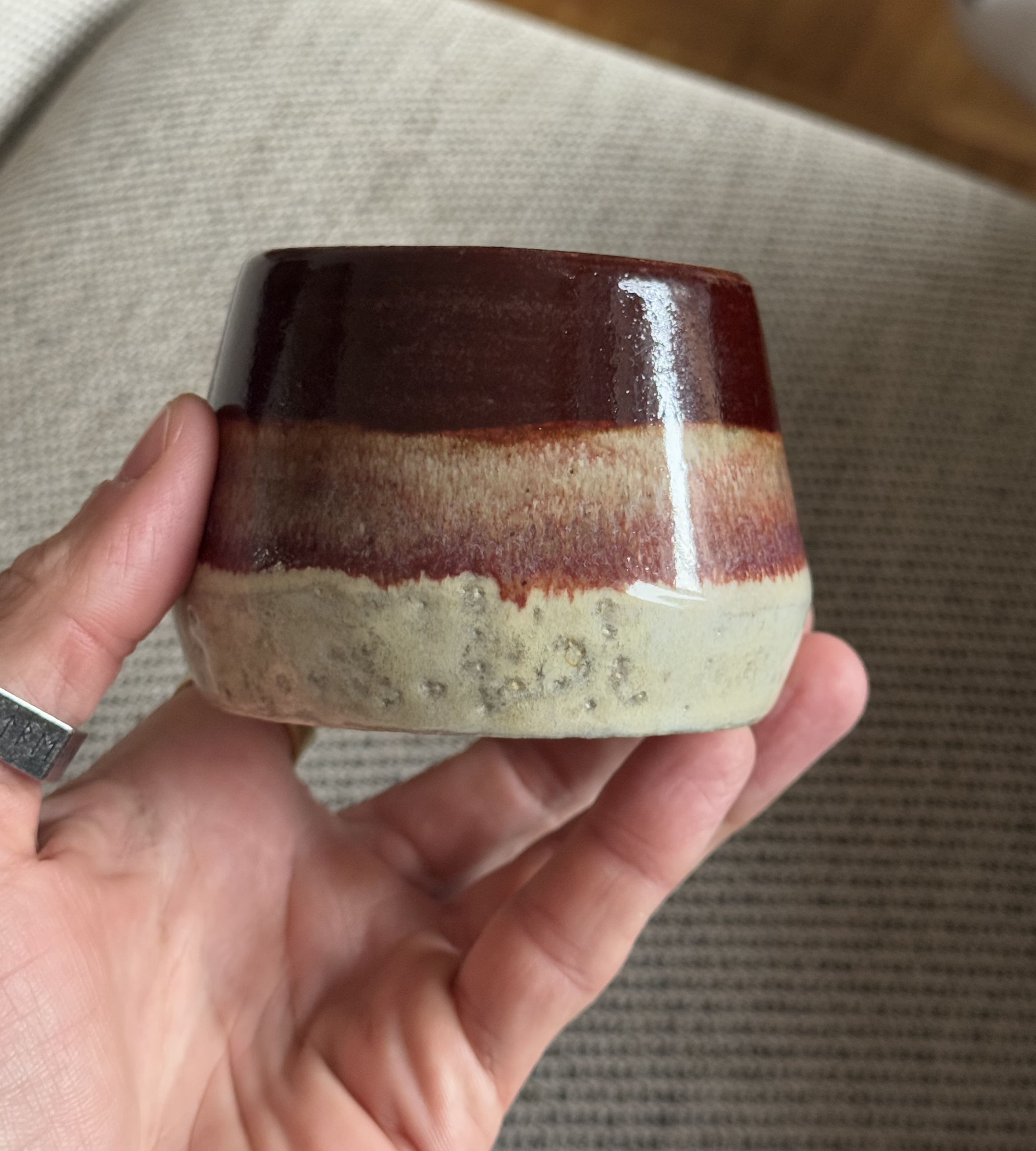 Wheel-thrown ceramic piece by Hamish Patten