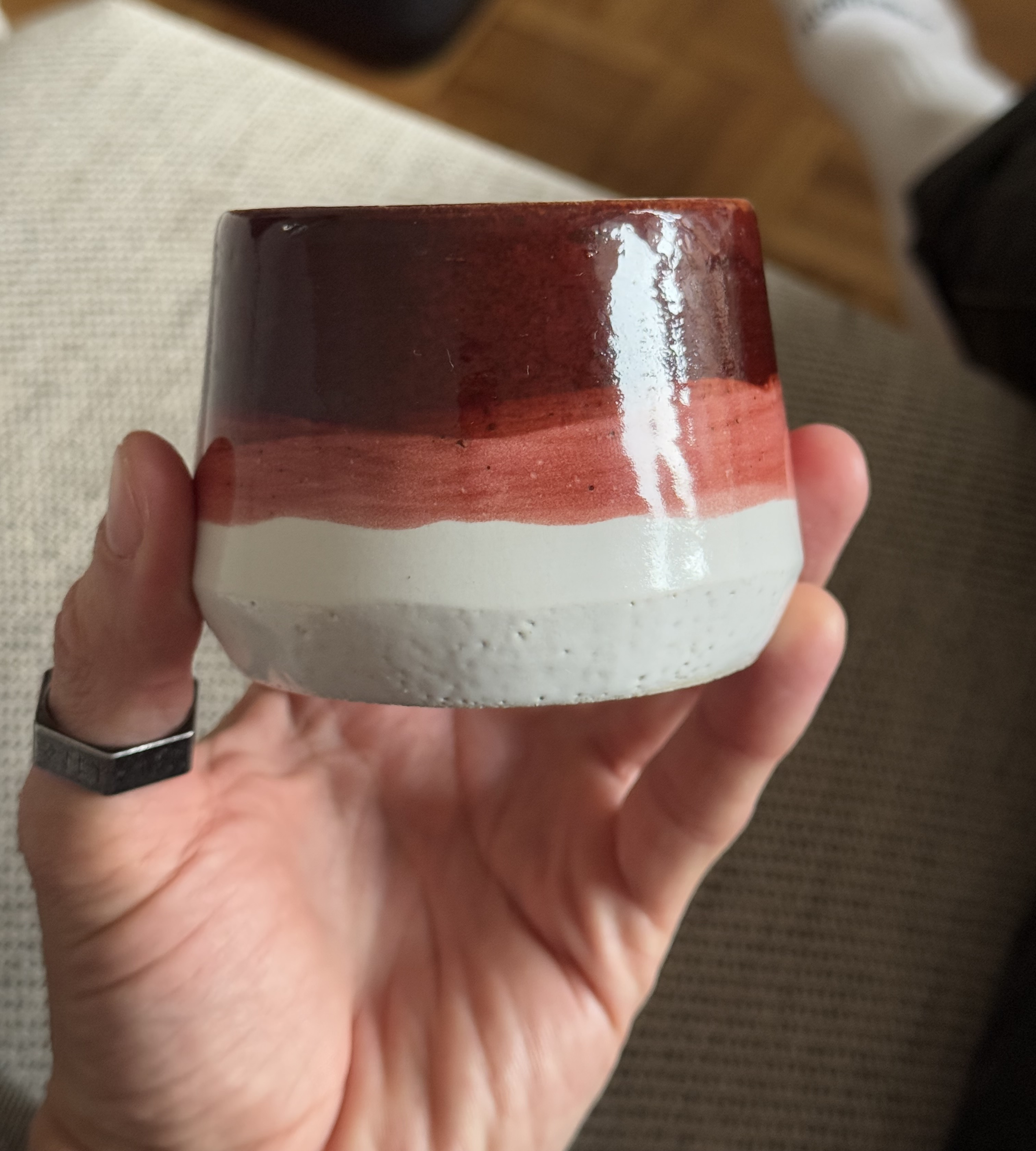 Wheel-thrown ceramic piece by Hamish Patten