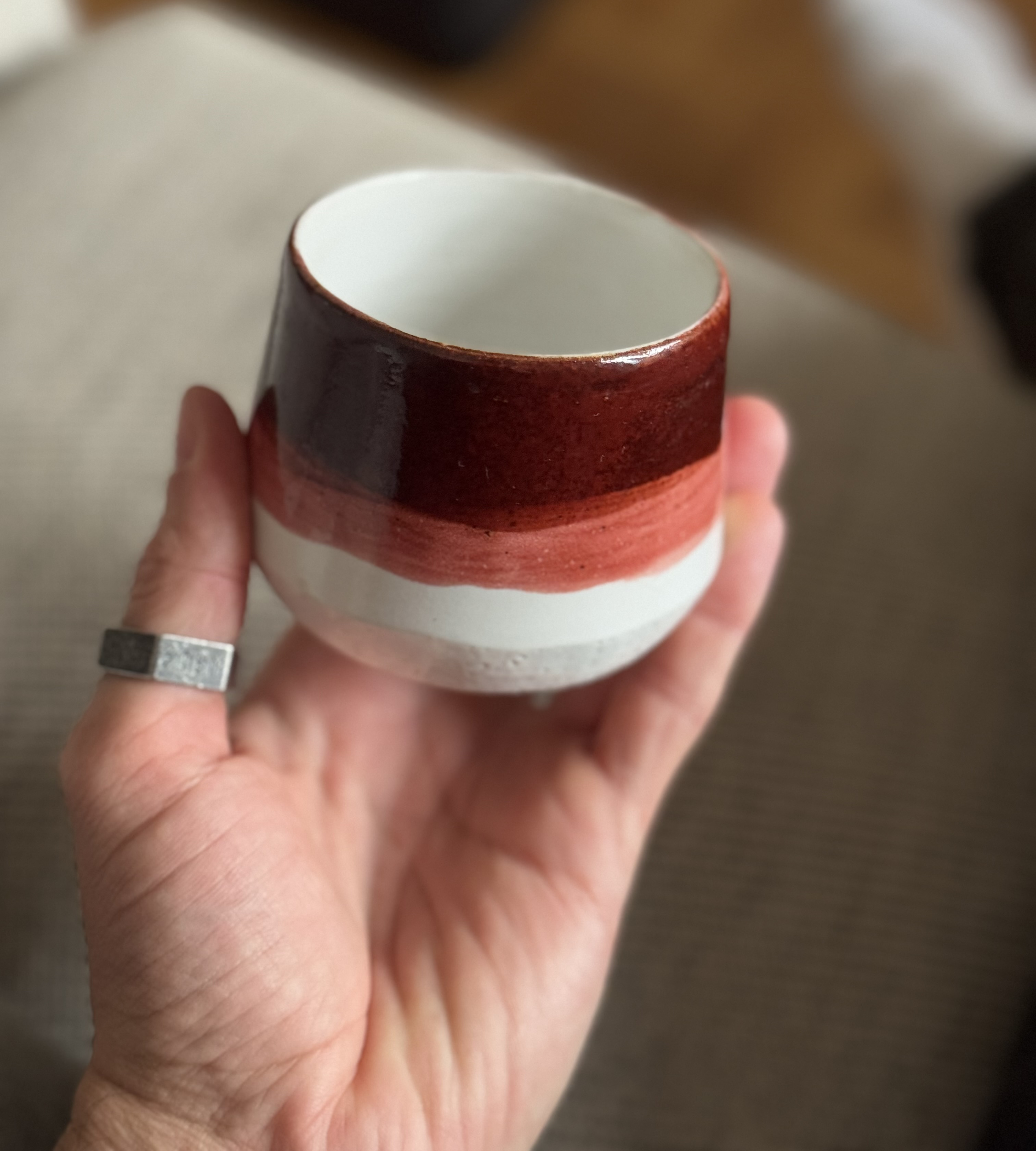 Wheel-thrown ceramic piece by Hamish Patten