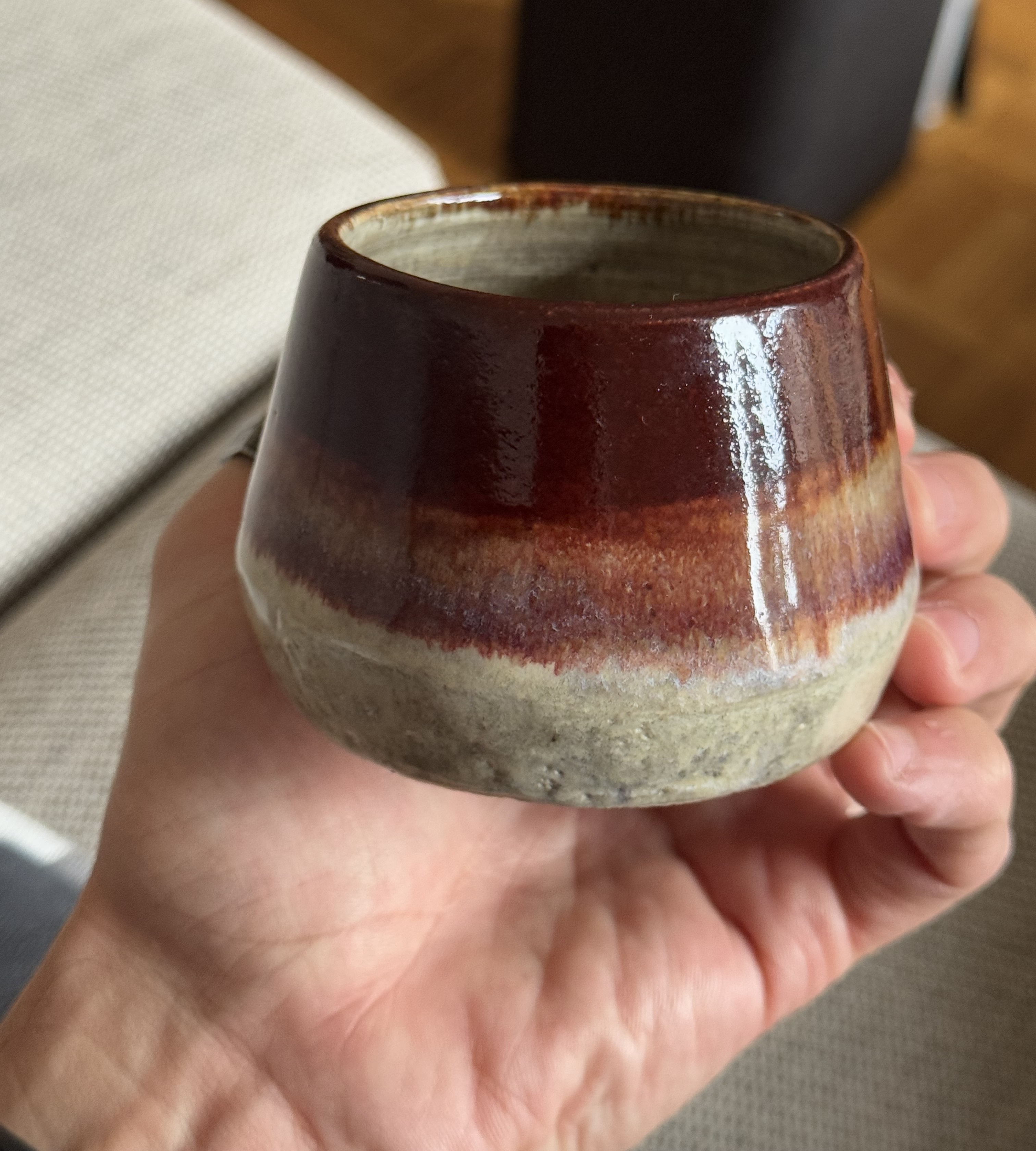 Wheel-thrown ceramic piece by Hamish Patten