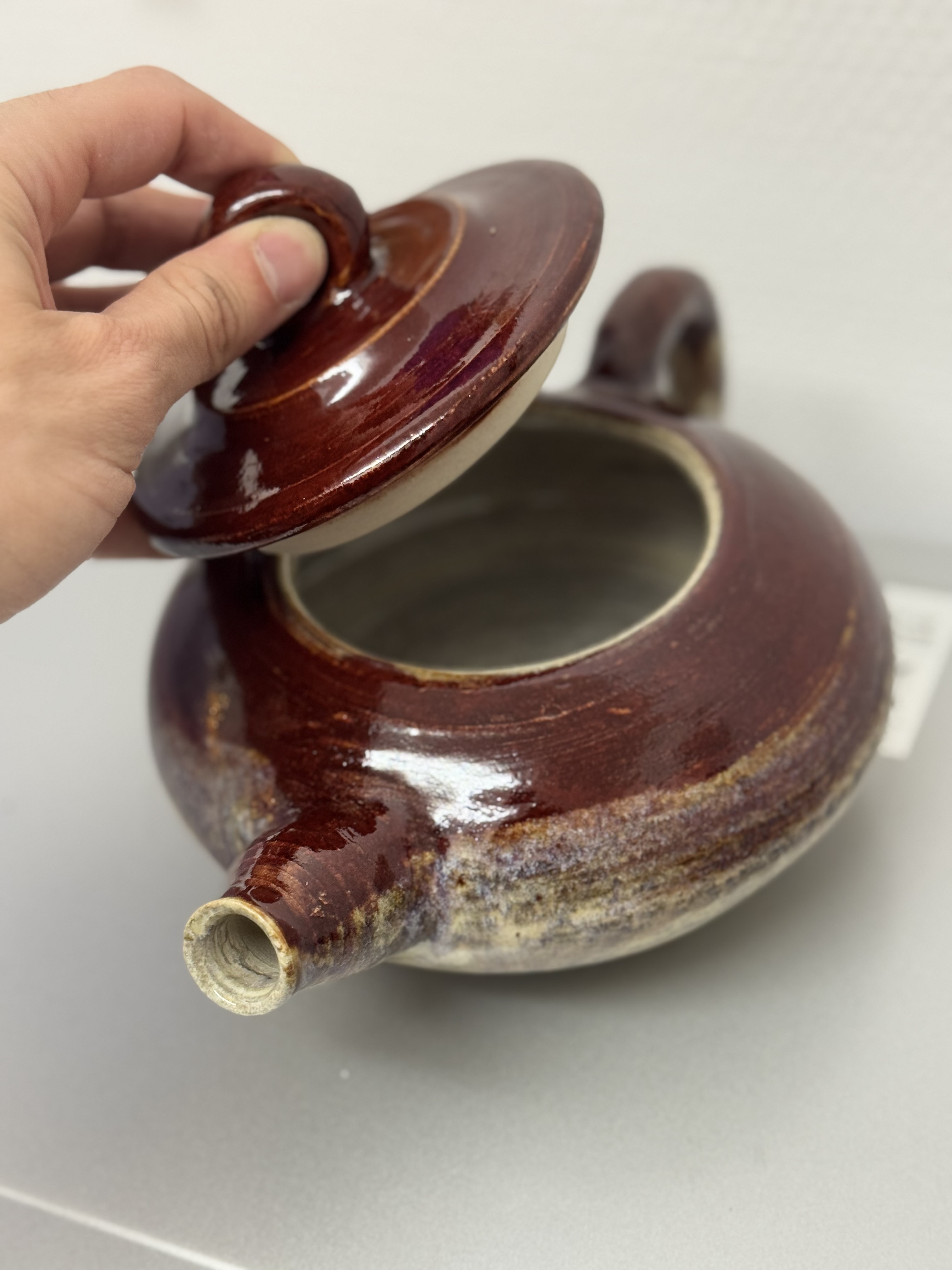 Wheel-thrown ceramic piece by Hamish Patten
