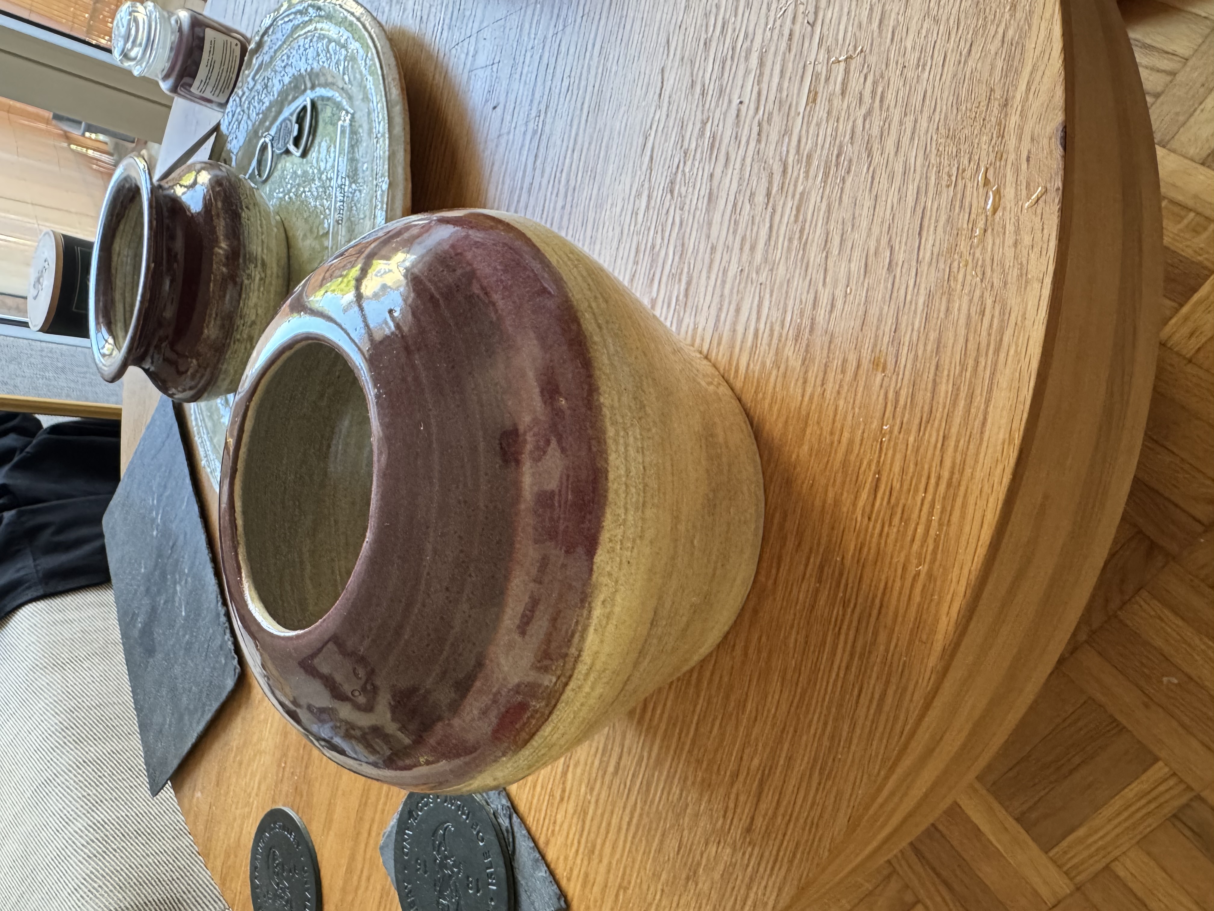 Wheel-thrown ceramic piece by Hamish Patten