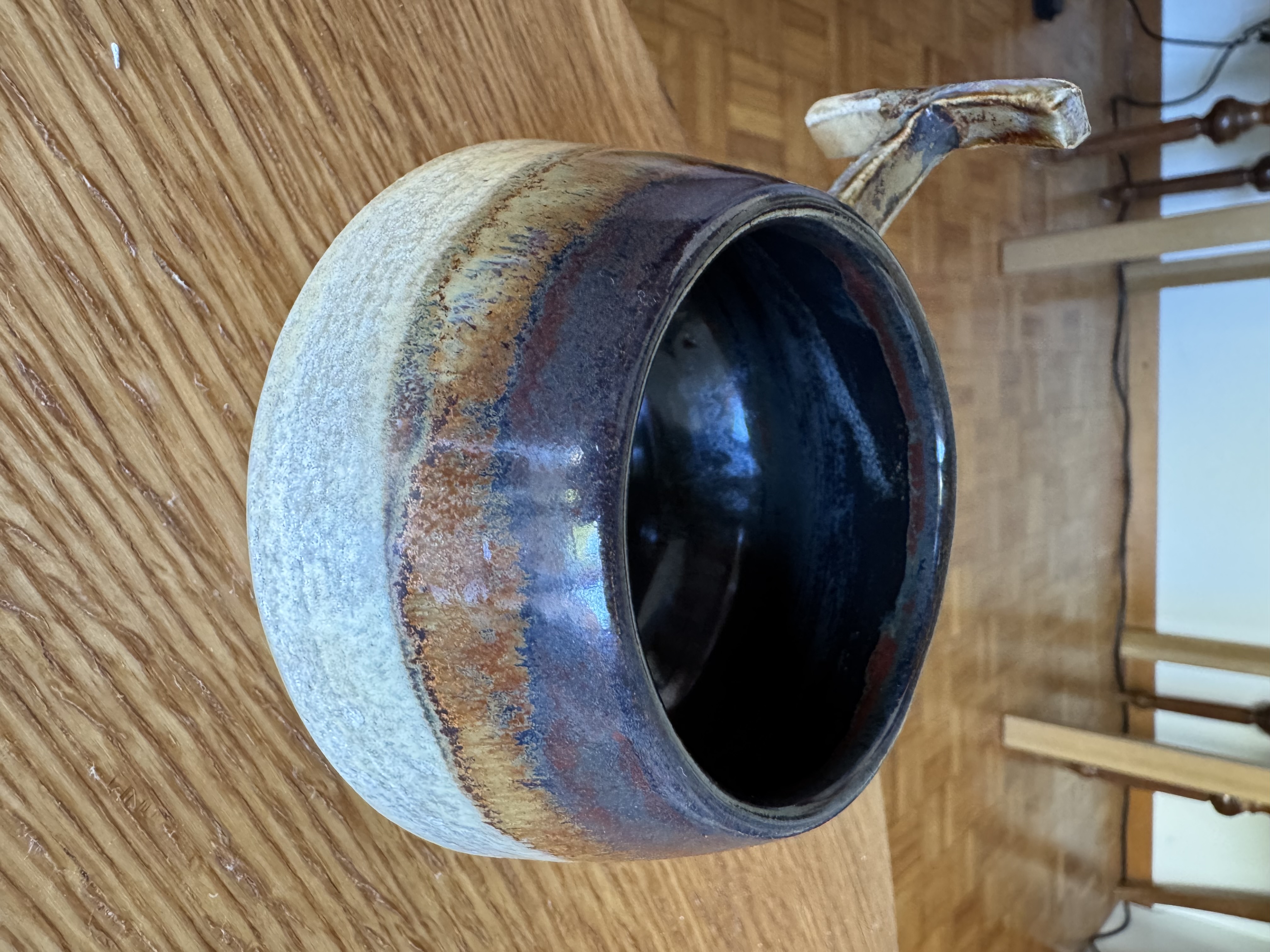 Wheel-thrown ceramic piece by Hamish Patten